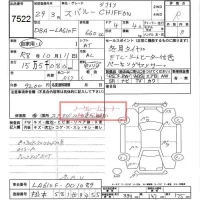 Subaru CHIFFON лот № 7522 оценка R  с аукциона в Японии 6