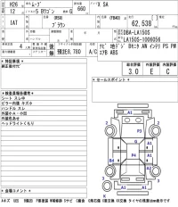 Daihatsu MOVE лот № 3040 оценка 3  с аукциона в Японии 5