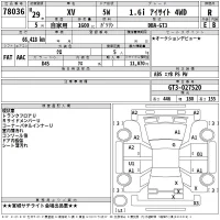 Subaru XV лот № 78036 оценка R  с аукциона в Японии 2