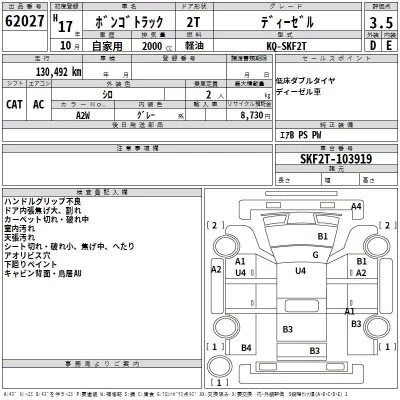 Mazda BONGO  с аукциона в Японии