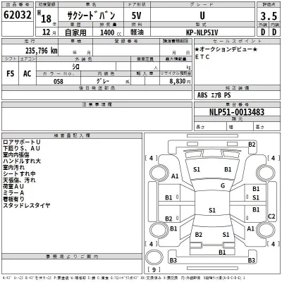 Toyota SUCCEED  с аукциона в Японии