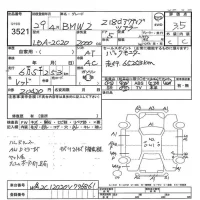 BMW 2-Series лот № 3521 оценка 3.5  с аукциона в Японии 7