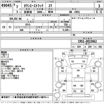 Toyota TOWN ACE TRUCK  с аукциона в Японии