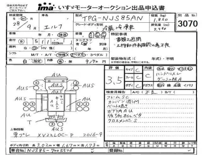 Isuzu ELF  с аукциона в Японии