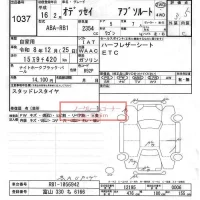 Honda ODYSSEY лот № 1037 оценка 3.5  с аукциона в Японии 2