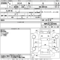 Toyota SIENTA лот № 25006 оценка 3.5  с аукциона в Японии 2