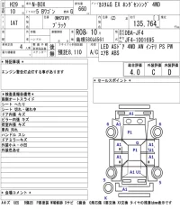 Honda N BOX лот № 3079 оценка 4  с аукциона в Японии 5