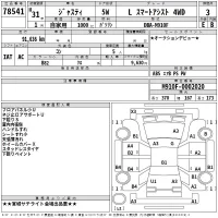 Subaru JUSTY лот № 78541 оценка 3  с аукциона в Японии 2