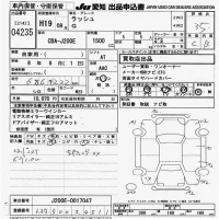 Toyota RUSH лот № 4235 оценка 3.5  с аукциона в Японии 9