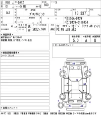 Nissan DAYZ лот № 3091 оценка 5  с аукциона в Японии 5