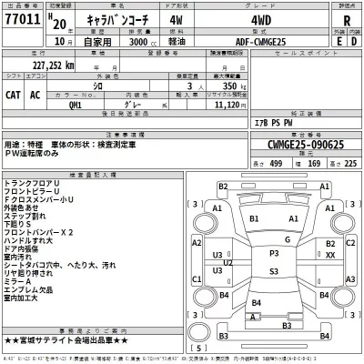 Nissan CARAVAN VAN  с аукциона в Японии