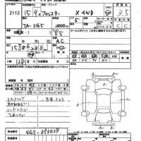 Subaru FORESTER лот № 2113 оценка 3.5  с аукциона в Японии 2