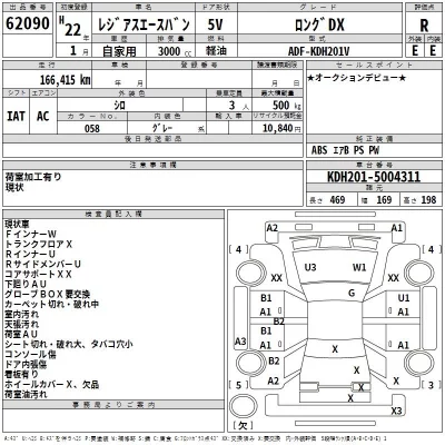 Toyota REGIUS ACE VAN  с аукциона в Японии
