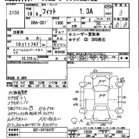Honda FIT лот № 2159 оценка 3  с аукциона в Японии 2