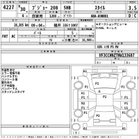 Peugeot 208 лот № 4227 оценка 3.5  с аукциона в Японии 2