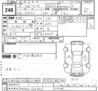 Suzuki WAGON R лот № 248 оценка RC  с аукциона в Японии 2