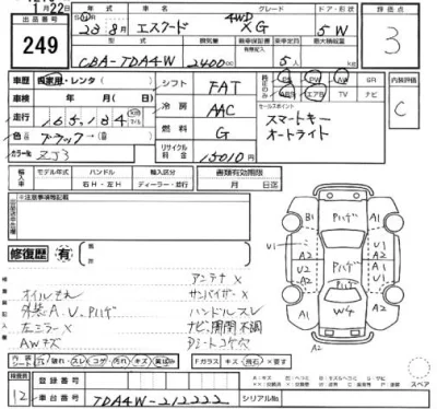 Suzuki ESCUDO  с аукциона в Японии