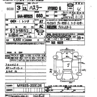 Suzuki HUSTLER лот № 6038 оценка 4  с аукциона в Японии 2
