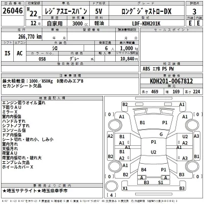 Toyota REGIUS ACE VAN  с аукциона в Японии