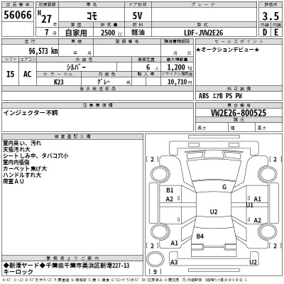 Isuzu COMO  с аукциона в Японии
