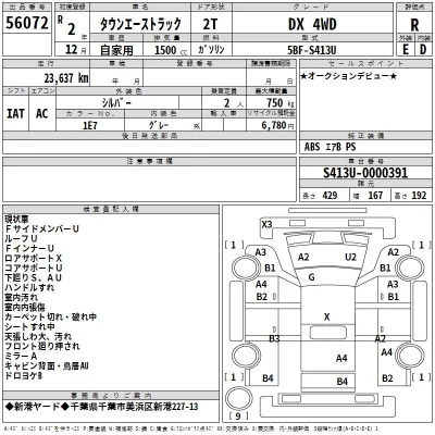 Toyota TOWN ACE TRUCK  с аукциона в Японии