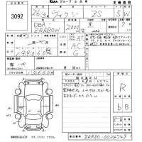 Toyota VOXY лот № 3092 оценка R  с аукциона в Японии 5