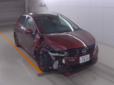 Nissan NOTE  с аукциона в Японии