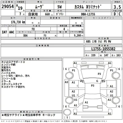 Daihatsu MOVE  с аукциона в Японии