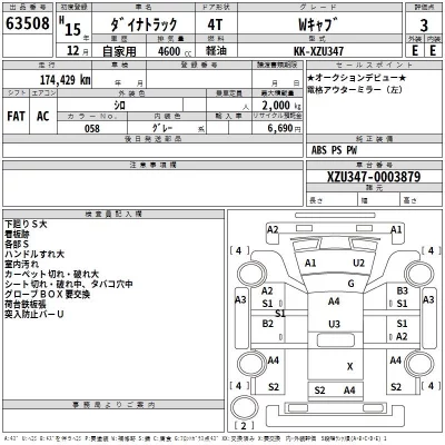 Toyota DYNA  с аукциона в Японии