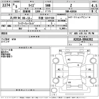 Toyota RAIZE лот № 2274 оценка 4.5  с аукциона в Японии 2