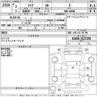 Toyota RAIZE лот № 2310 оценка 4.5  с аукциона в Японии 2