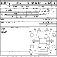 Mazda CX-8 лот № 2332 оценка 4  с аукциона в Японии 2