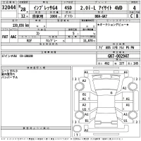 Subaru IMPREZA G4 лот № 32044 оценка 4  с аукциона в Японии 2