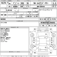 Peugeot 508 лот № 9179 оценка 3.5  с аукциона в Японии 2