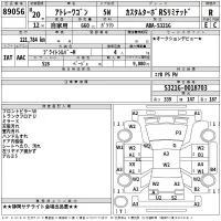 Daihatsu Atrai Wagon лот № 89056 оценка R  с аукциона в Японии 2