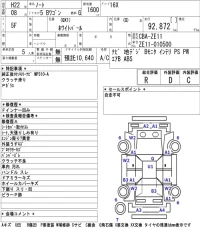 Nissan NOTE лот № 8011 оценка R  с аукциона в Японии 5