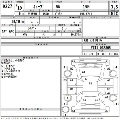 Nissan CUBE  с аукциона в Японии