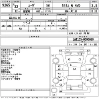 Daihatsu MOVE лот № 9265 оценка 3.5  с аукциона в Японии 2