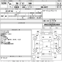 Volkswagen GOLF лот № 9290 оценка 3.5  с аукциона в Японии 2