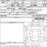 Toyota VELLFIRE лот № 145 оценка S  с аукциона в Японии 2