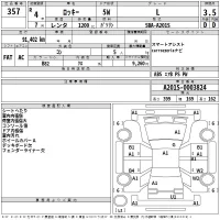 Daihatsu ROCKY лот № 357 оценка 3.5  с аукциона в Японии 2