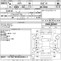 Toyota HARRIER лот № 50072 оценка RA  с аукциона в Японии 2