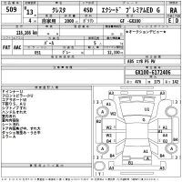 Toyota CRESTA лот № 509 оценка RA  с аукциона в Японии 2