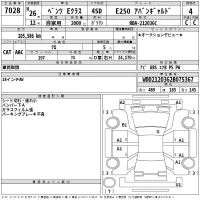 Mercedes-Benz E CLASS лот № 7028 оценка 4  с аукциона в Японии 2