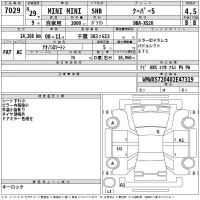 BMW MINI лот № 7029 оценка 4.5  с аукциона в Японии 2