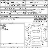 BMW 5-Series лот № 7041 оценка 4  с аукциона в Японии 2