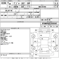 Peugeot 207 лот № 4198 оценка 3.5  с аукциона в Японии 2