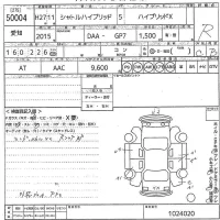 Honda SHUTTLE лот № 50004 оценка R  с аукциона в Японии 10