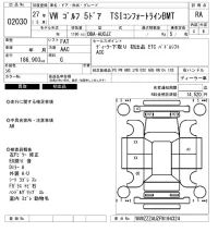 Volkswagen GOLF лот № 2030 оценка RA  с аукциона в Японии 6
