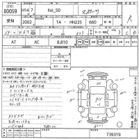 Suzuki KEI лот № 80059 оценка R  с аукциона в Японии 10